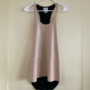 Mason Black Ribbed Tank Top